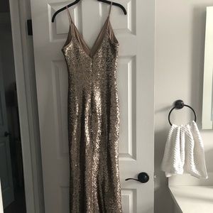 Vanessa Sequin Slip Gown by Dress The Population
